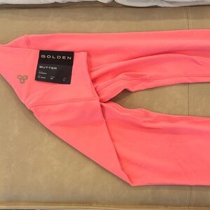 Aritzia Golden Butter Pink Leggings
